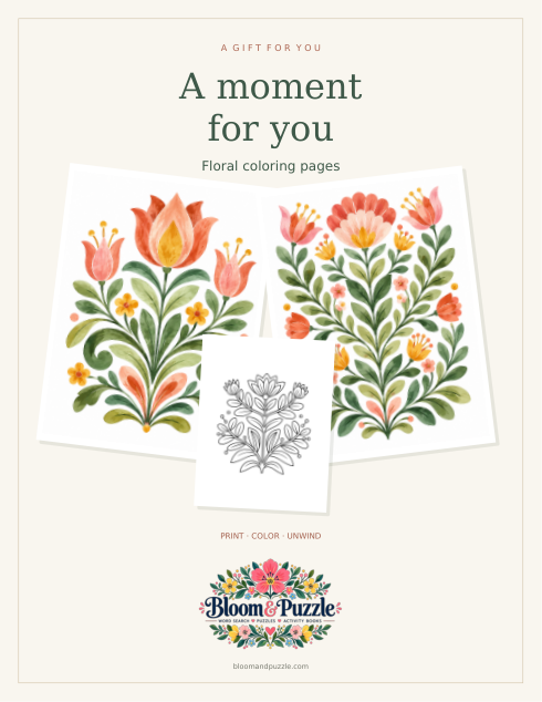 Floral bonus cover